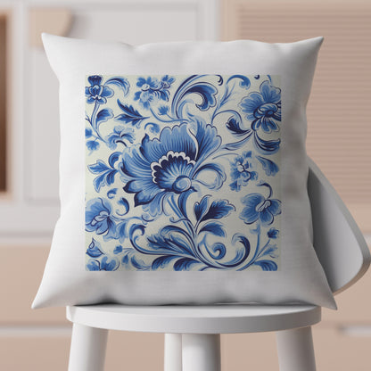 Portuguese Heritage Tile Pillow - Add Cultural Elegance to Your Home