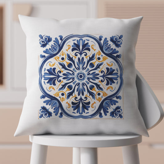 Timeless Traditional Portuguese Tile Design Pillow - Bring the Essence of Portugal Home