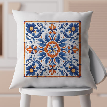 Timeless Tile Design Pillow - Embrace Portuguese Elegance