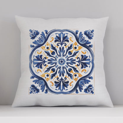 Timeless Traditional Portuguese Tile Design Pillow - Bring the Essence of Portugal Home