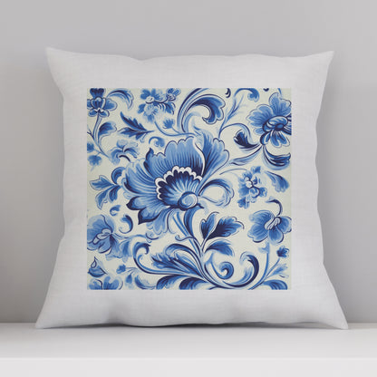 Portuguese Heritage Tile Pillow - Add Cultural Elegance to Your Home