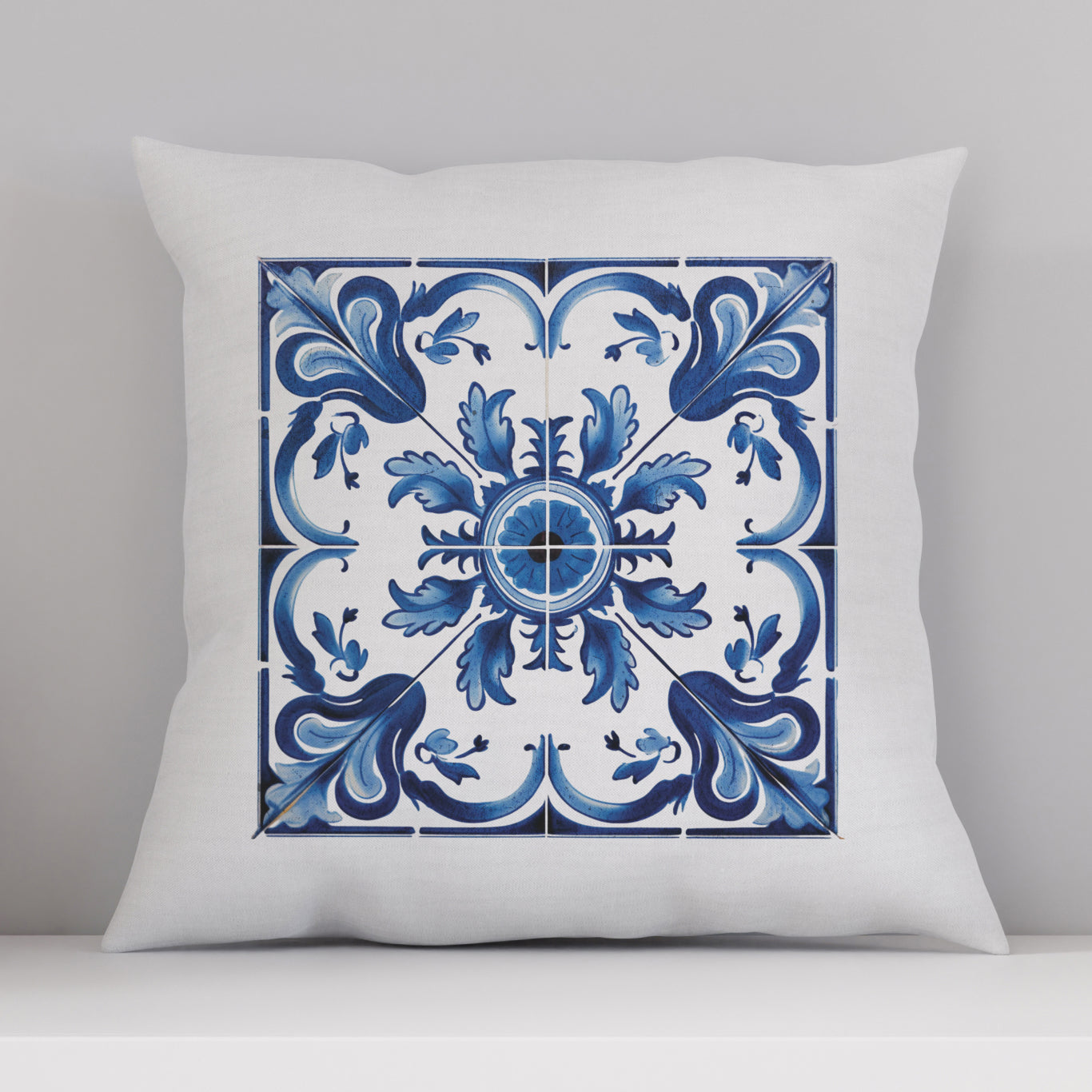 Portuguese Mosaic Tile Pillow - Add a Touch of Portugal to Your Home