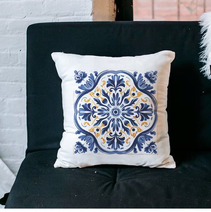 Timeless Traditional Portuguese Tile Design Pillow - Bring the Essence of Portugal Home