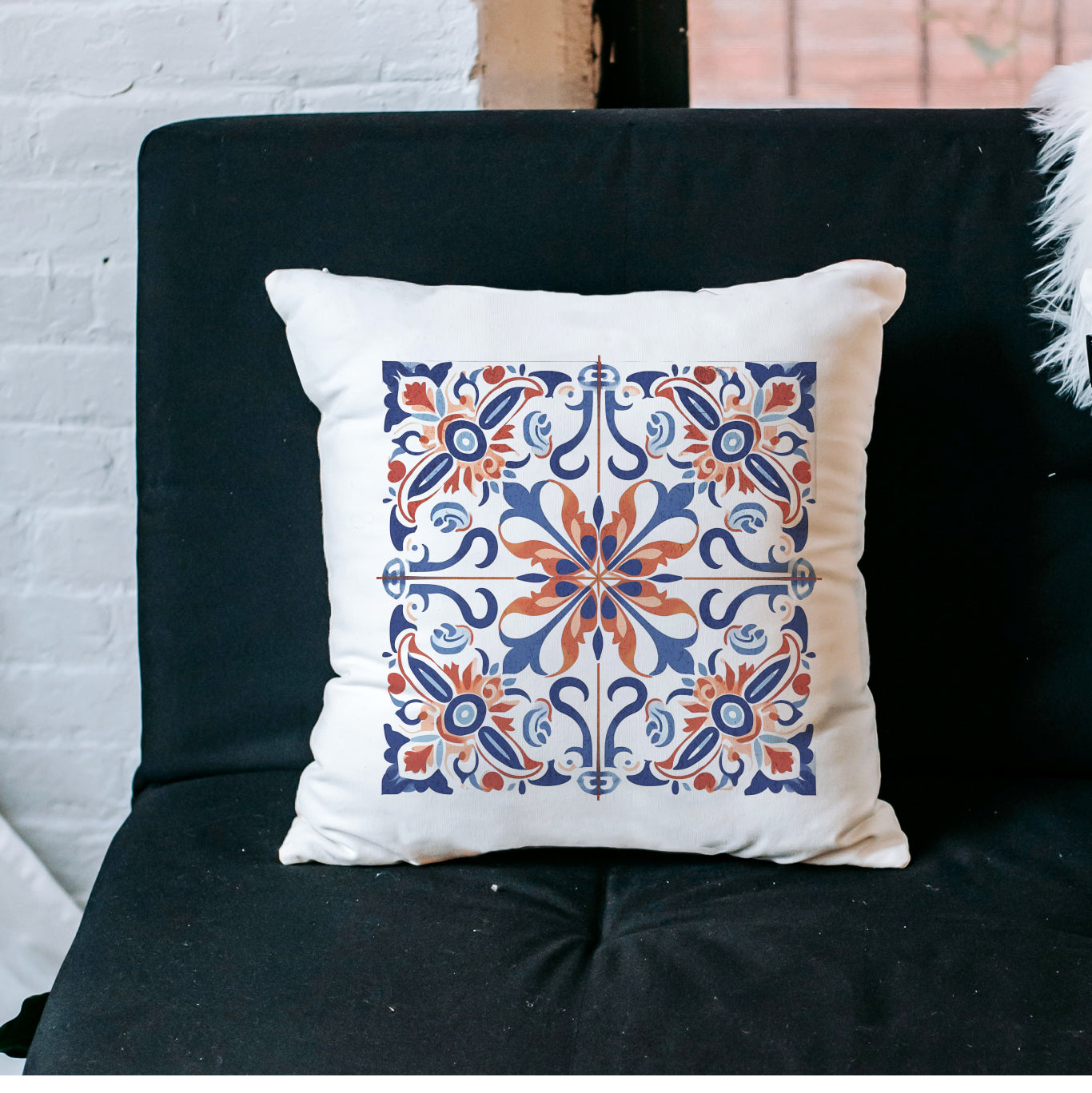 Portuguese Tile Design Pillow - Add a Touch of Portugal to Your Home