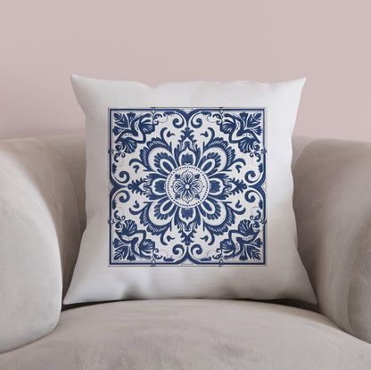 Traditional Portuguese Tile Inspired Pillow - Bring Portugal Home