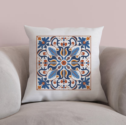 Traditional Portuguese Tile Inspired Pillow - Bring Portugal Home