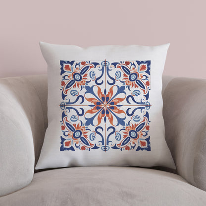 Portuguese Tile Design Pillow - Add a Touch of Portugal to Your Home