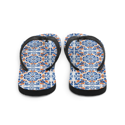 Portuguese Tiles Design - Flip-Flops