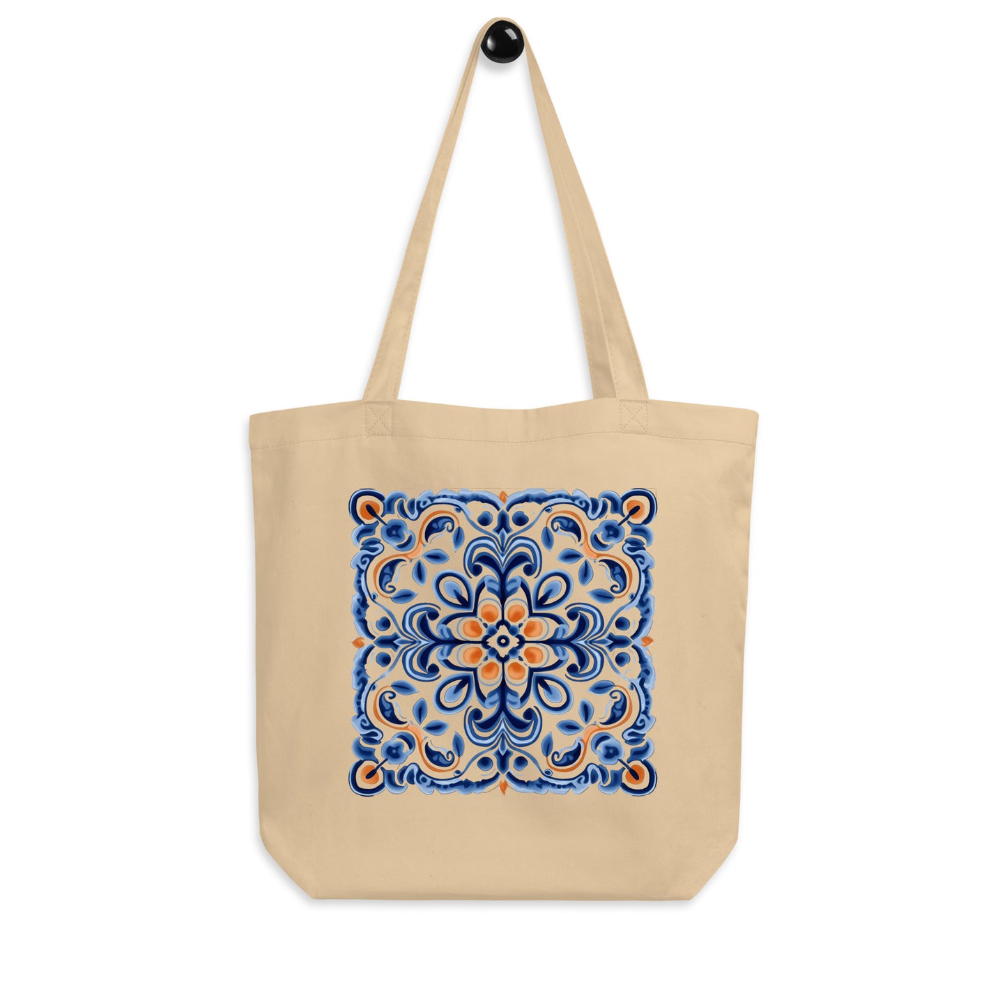 Portuguese Tiles Design Eco Tote Bag - Stylish & Sustainable