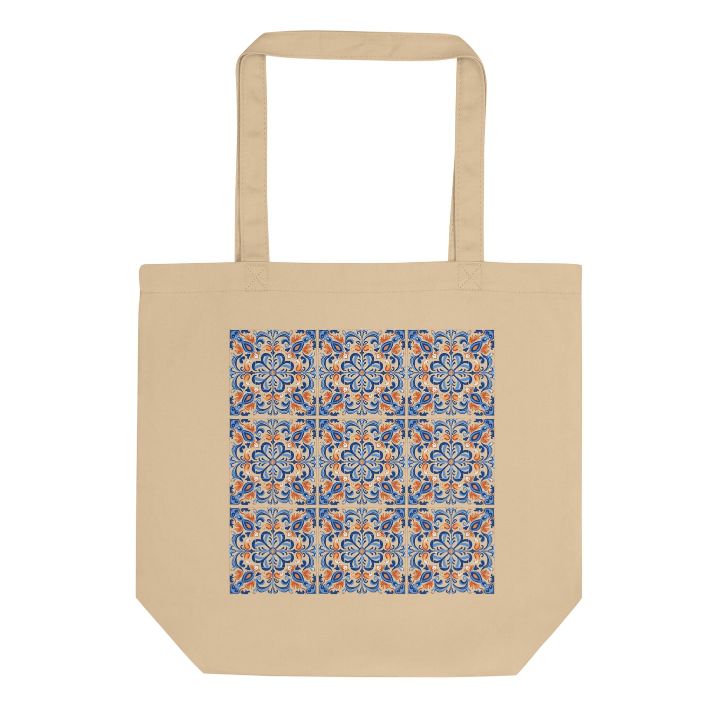 Eco-Friendly Portuguese Tiles Design Tote Bag - Eco Tote Bag