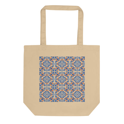 Eco-Friendly Portuguese Tiles Design Tote Bag - Eco Tote Bag