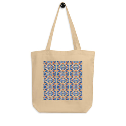 Eco-Friendly Portuguese Tiles Design Tote Bag - Eco Tote Bag