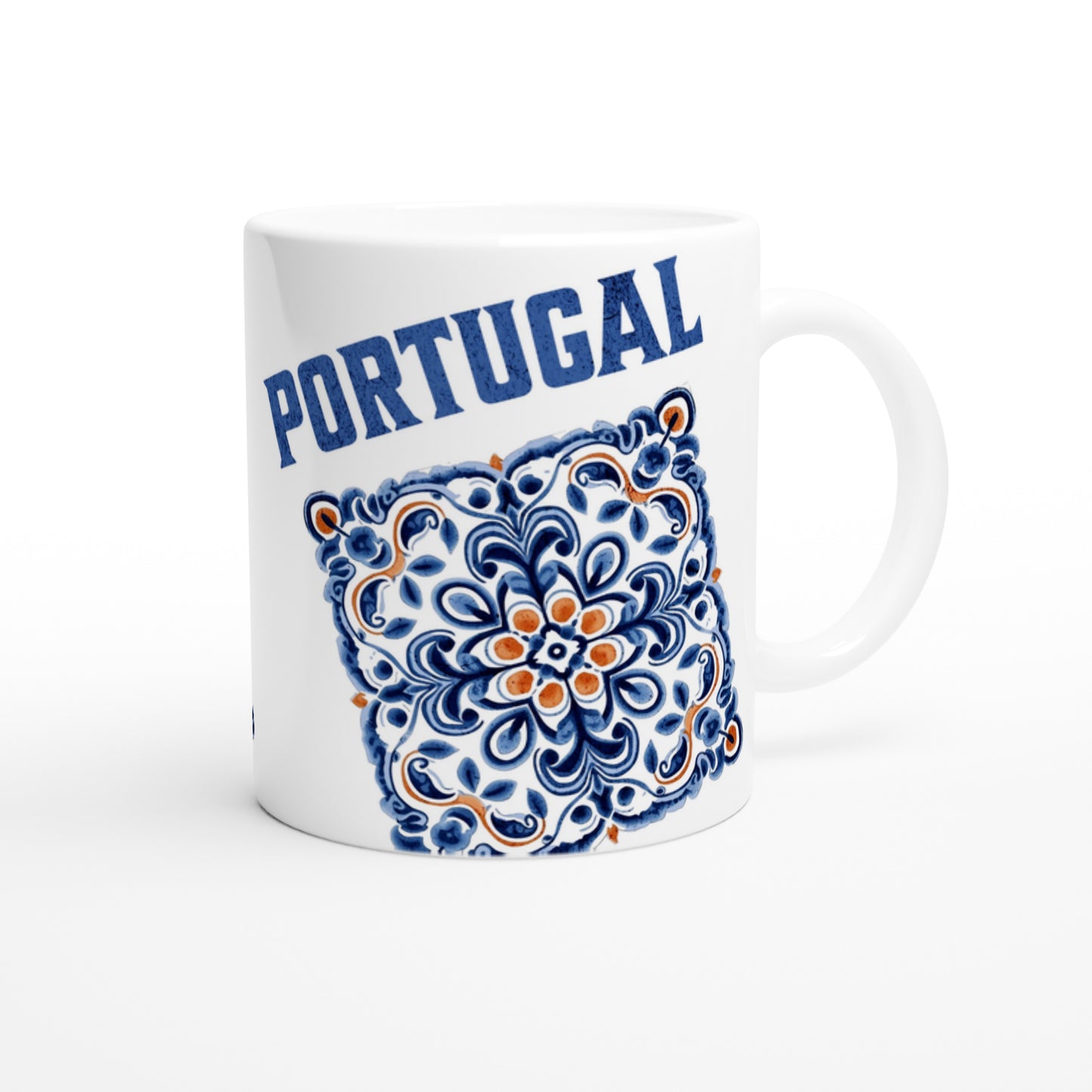 Design Portuguese Tiles - White 11oz Ceramic Mug