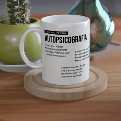 Fernando Pessoa's Autopsicografia Mug – Delve into Portuguese Literary Mastery