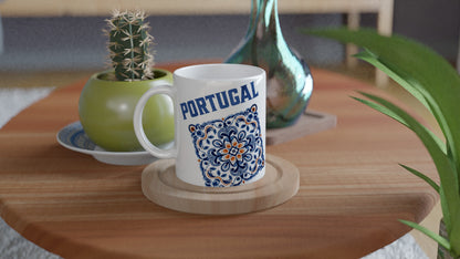 Design Portuguese Tiles - White 11oz Ceramic Mug