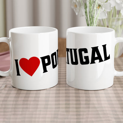 I Love Portugal Mug – Express Your Affection with Iconic Heart Symbol