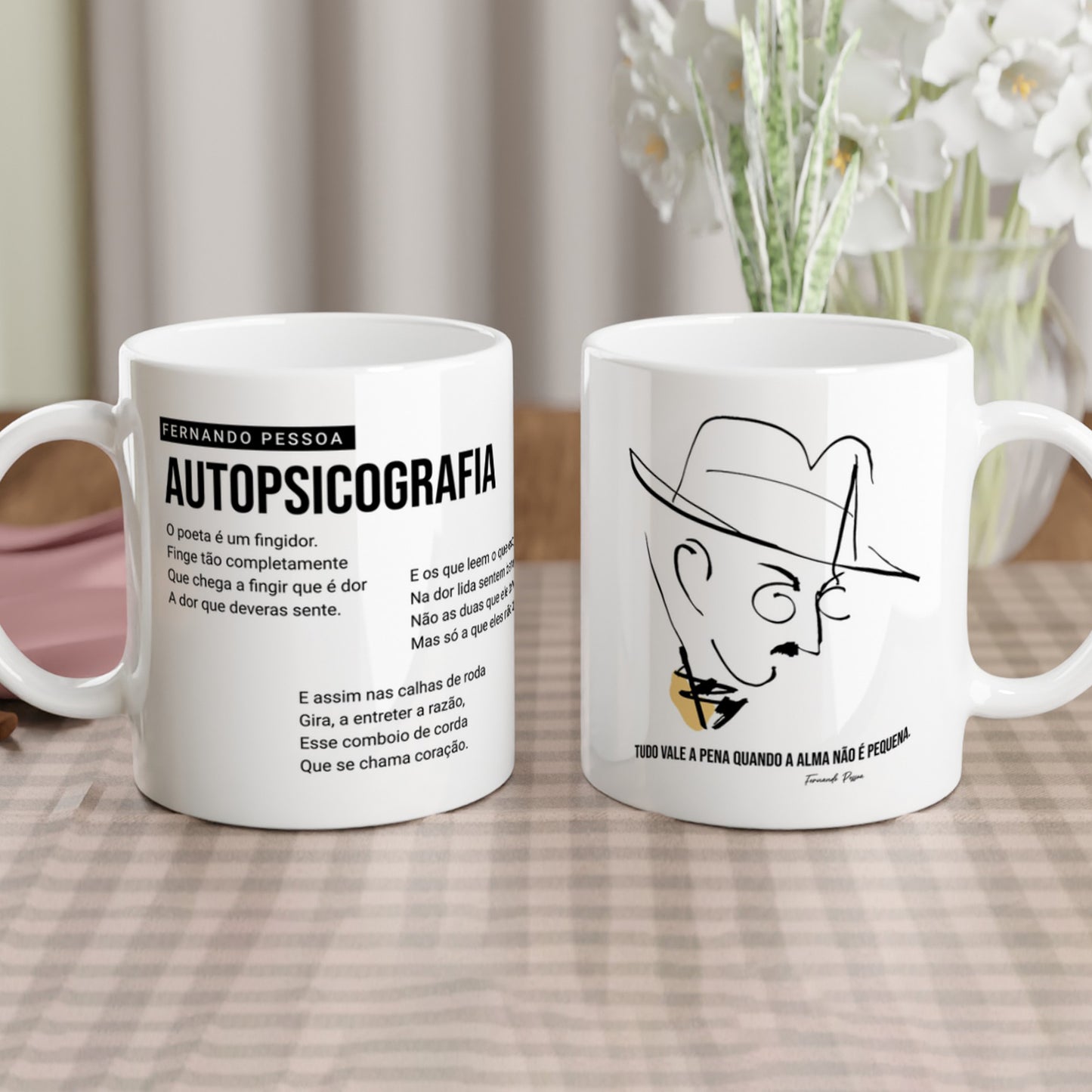 Fernando Pessoa's Autopsicografia Mug – Delve into Portuguese Literary Mastery