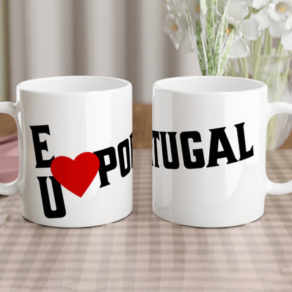 Embrace Portugal's Love Mug – Celebrate Affection for the Nation