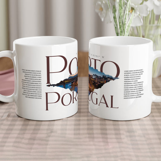 Porto Cityscape Mug – Savor the Charms of Portugal's Historic Gem