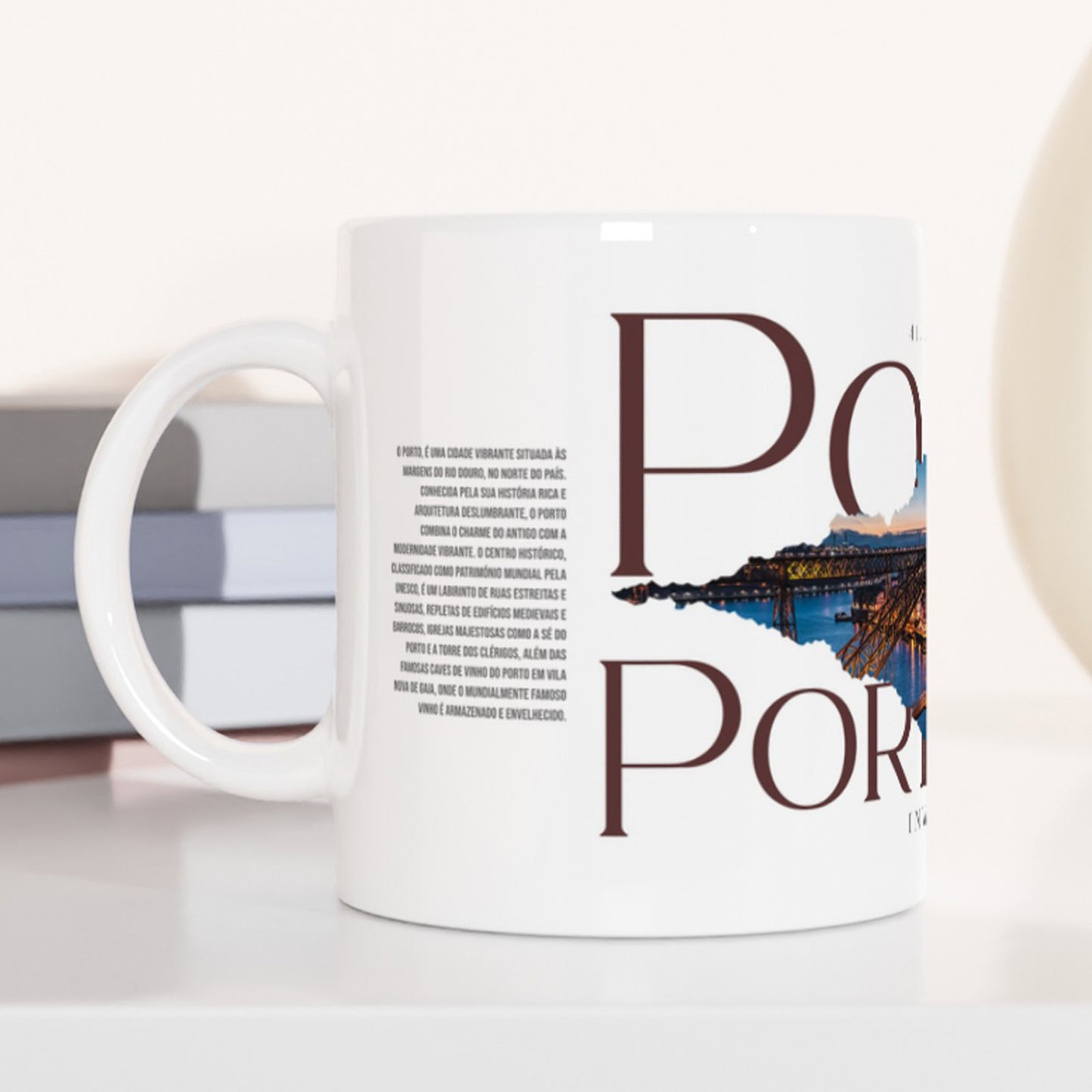 Porto Cityscape Mug – Savor the Charms of Portugal's Historic Gem