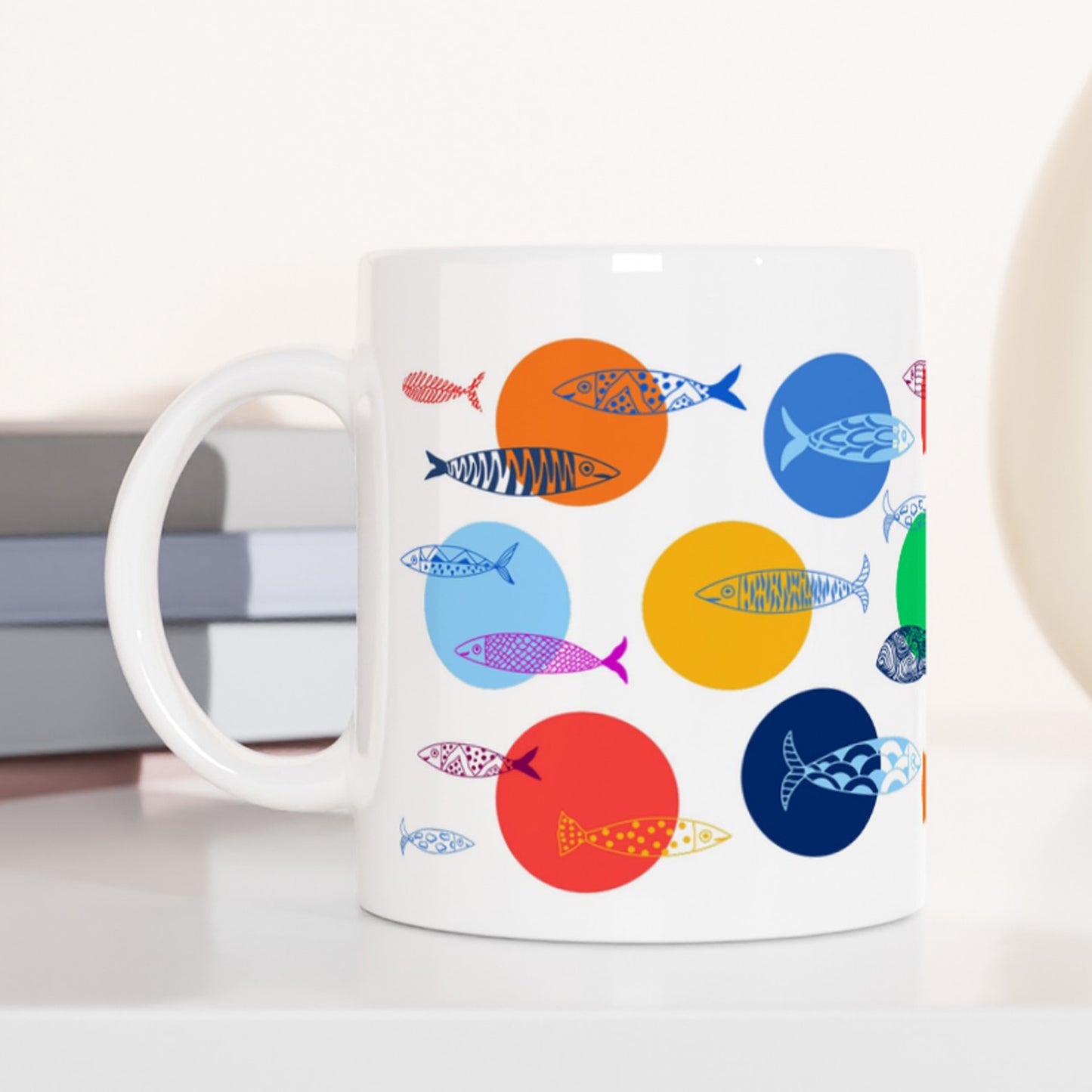 Portugal Sardines Mug – Vibrant Iconic Design Bursting with Color