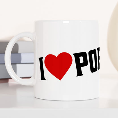 I Love Portugal Mug – Express Your Affection with Iconic Heart Symbol