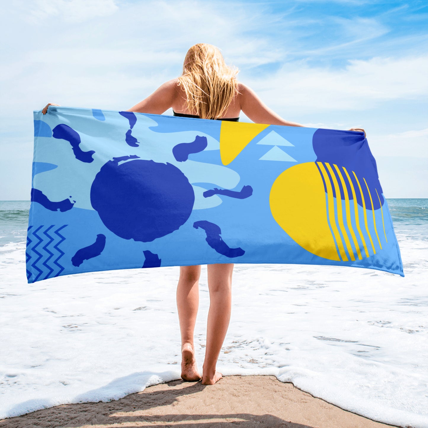 Beach Towel with Portuguese design