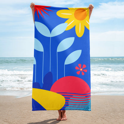 Portuguese Vibrant Beach Towel