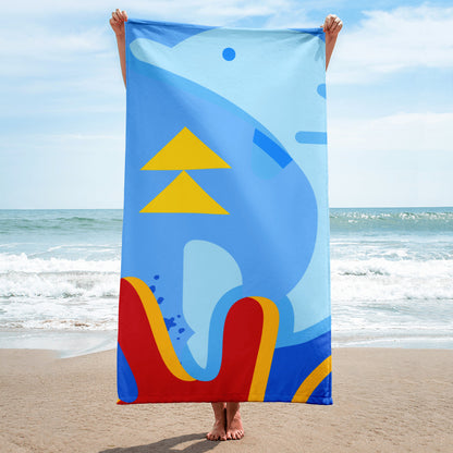 Dolphin Towel Beach Portuguese Design